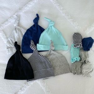 Cloud Island Newborn Hats and Gloves
